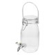 thumbnail image 4 of Handheld Beverage with Faucet Design for and Juice Storage Made of Stainless Steel and Glass Transparent 1Pc, 4 of 5