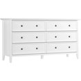 thumbnail image 1 of Dresser, 6 Drawer Wood Dresser, Solid Wood Chest of Drawers, Bedroom 6 Drawer Storage, Dresser My Lux Decor Round, 1 of 8