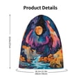 thumbnail image 4 of Rateoe Fantasy Cosmic Landscape Kids Beanie Warm Knit Beanie Hats Boys Girls Winter Hat Soft Slouchy Hats for Kids, 4 of 7