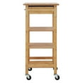 thumbnail image 2 of Oceanstar BKC1378 Oceanstar Bamboo Kitchen Trolley, 2 of 5