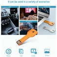 thumbnail image 2 of 64GB USB2.0 Flash Drive 10 Pack, Color Flash Drive Key Shape Metal Thumb Drive, Portable Zip Drive USB1.64GB* 5 Mixed Colors, 2 of 7