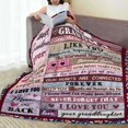thumbnail image 4 of Grandma Gifts Blankets from Granddaughter Mothers Day Blanket Gifts for Grandma Birthday Gifts for Grandma Christmas Thanksgiving Gifts Ideas Throw Blankets 50"x60", 4 of 6