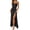 Black, variant on Kureaily Women Satin Spaghetti Strap Maxi Dress, Cowl Neck Ruched High Slit Formal Evening Gown Wedding Party Long Dress (Black,Large)