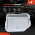 thumbnail image 3 of A-Premium Polished Finned Aluminum Transmission Oil Pan Kit, with Plug, Gasket & Bolts, Compatible with GM TH250 TH250C TH350 TH350C, 2-1/4" Depth, 3 of 6