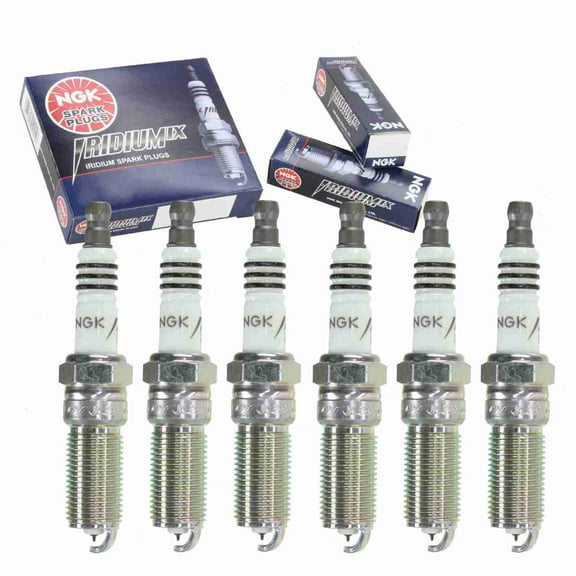 6 pc NGK 6510 Iridium IX Spark Plugs for 5340 ITV22 Ignition Wire Secondary Fits select: 2014-2015 CADILLAC XTS, 2014 CADILLAC CTS