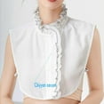 thumbnail image 4 of LoudSung Detachable Fake Collar Blouse False Collar Half Shirts Dickey Collar Top Elegant for Women Girls, 4 of 7