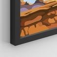 thumbnail image 5 of PixonSign Framed Canvas Print Wall Art Set - National Park Mountain Desert Canyon Art - Set of 3 Nature Wilderness Landscape Wall Décor for Living Room, Bedroom - 8"x10" Panels Black, 5 of 5