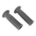 thumbnail image 1 of Pair of 25/28mm 1in TPU Motorcycle Hand Grip Gray Modified Handlebar, 1 of 5