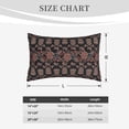 thumbnail image 3 of Fotbe Retro Floral Pillow Cases - Envelope Closure - Luxury, Extra Soft, Cooling Pillow Covers - Wrinkle, Fade, Stain Resistant-14"x20", 3 of 8