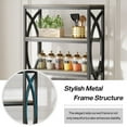 thumbnail image 4 of Tribesigns 70.8" Tall Bookcase, Modern 6-tier Bookshelf with Metal Frame, Bedroom, Living Room, Gray, 4 of 5