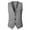 Grey, variant on Bcfgryg Me's V Neck Suit Casual Single Coat Slim Fit Vest Wedding Groom Man Dress Casual Business Suit Formal Suit Mens Coats Gray L