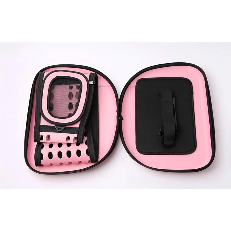 DENZUS Foldable Pet Carrier, Collapsible Travel Cage with Breathable Mesh for Dogs and Cats