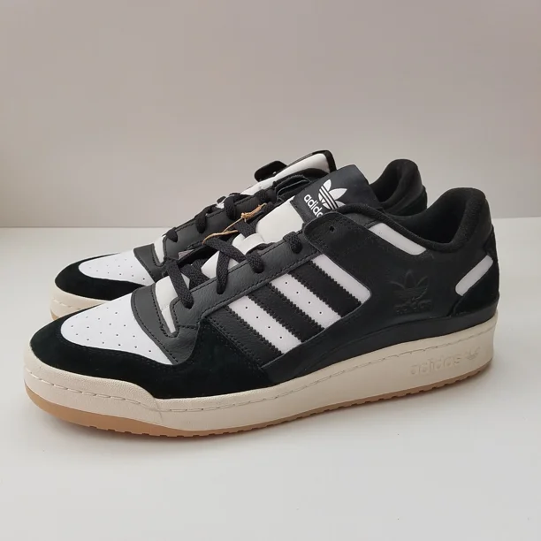 NEW Men's Size 13 Adi-das Originals Forum Low Classic Shoes "Black White" ID6857