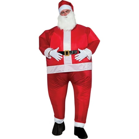 Mens Inflatable Santa Costume