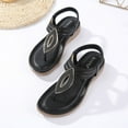 thumbnail image 5 of Womens Sandal Oofos Slides Women's Fashion Casual Home Comfortable Light Fish Mouth Sandals Black, 5 of 9