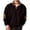Brown, variant on Sweatshirts for Men 2026 Fall Winter Long Sleeve Casual Stand Collar Patchwork Sweatshirt Mens Pullover Top