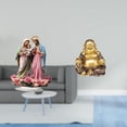 thumbnail image 2 of Estatua de Buda, meditación, Bodhisattva, letrero de mesa, adorno de escritorio acrílico, escultura de resina, tallado detallado, artesanía ligera, ad, 2 of 8