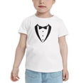 thumbnail image 2 of Tuxedo Cute Toddler T-Shirts for Boys Girls (White, Youth XL), 2 of 5