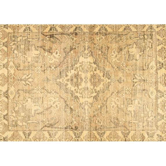 Ahgly Company Indoor Rectangle Persian Brown Traditional Area Rugs, 8' x 12'