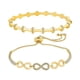 thumbnail image 1 of Conjunto de dos pulseras de Esclava Bañadas en oro amarillo JeenMata Pulseras apilables, 1 of 5