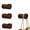 Walnut, variant on 4 Pack Rustic Wood Wall Hooks – Handmade Walnut Wood, Heavy Duty Wall Mount for Coats, Hats, Robes & Towels, Boho Entryway & Bathroom Hanger