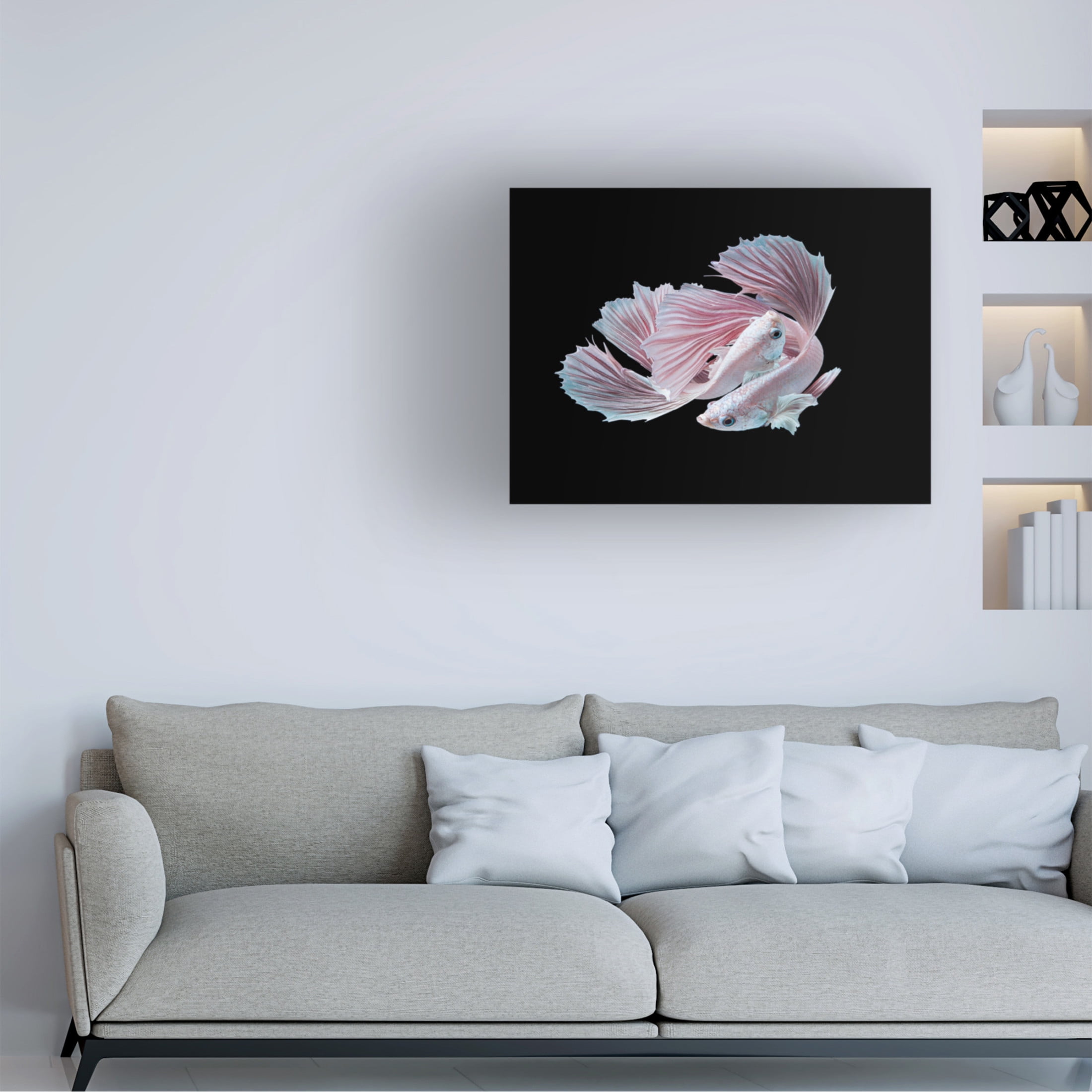 Canvas Wall Art - Andi Halil 'The Love' Wall Art for Living Room, Bedroom, or Office D?cor by Trademark Fine Art - 24 x 18 Inches