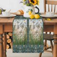 thumbnail image 5 of Burlap Table Runner 48 Inches Long, Farmhouse Butterfly Flower Plant Non-Slip Kitchen Table Runners for Dining Room Everyday Use Party Table Decorations Pastoral Botanical, 5 of 9