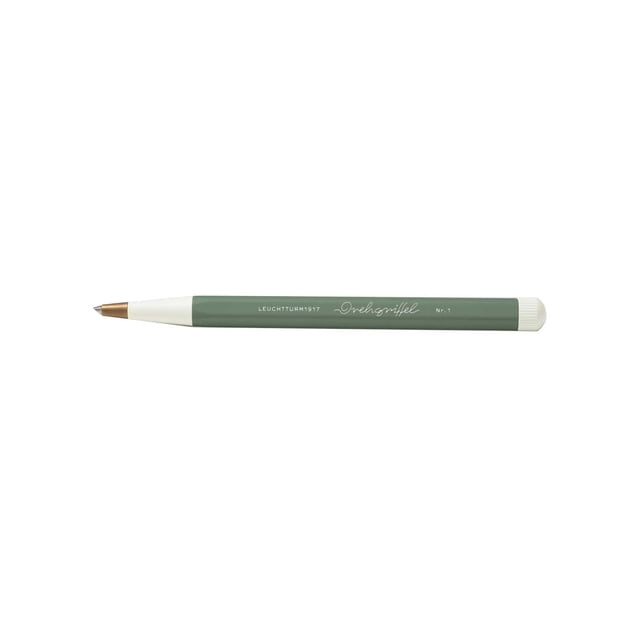 LEUCHTTURM1917 Drehgriffel Bolígrafo de Gel Tinta Negra Oliva