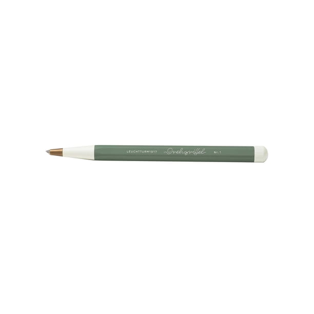 LEUCHTTURM1917 Drehgriffel Bolígrafo de Gel Tinta Negra Oliva