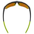 thumbnail image 4 of Optic Edge Frontrunner Sports & Motorcycle Sunglasses for Men or Women Semi-Rimless Black Frame w/Dielectric Green Mirror Lenses, 4 of 6