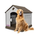 thumbnail image 1 of Casa Para Perro Q Perrón Raza Grande Con Puerta Color Café, 1 of 6