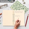 thumbnail image 4 of FORMRS 1-Subject Spiral Notebook 8" x 5" College Ruled 60 Refillable Sheet A5 Hard Cover, Green Triangles Pattern, 4 of 7