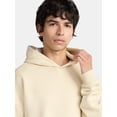 thumbnail image 4 of No Boundaries Boxy Fit Cropped Sweatshirt Hoodie, Men's & Big Men's, 4 of 5