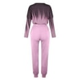 thumbnail image 4 of Aofany Sweat Suits for Women Jogging Suits Loose 2 Piece Sets Gradient Long Sleeve Tops Casual Pants Sweatsuit, 4 of 4