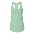 thumbnail image 2 of Friends Amigos Parody Pop Ladies Racerback Tank Top, Mint, Medium, 2 of 3