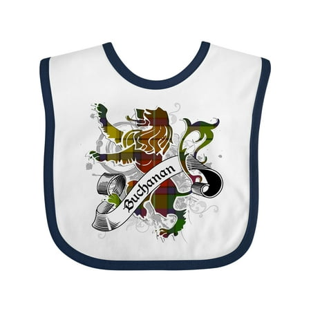 

Inktastic Buchanan Tartan Lion Gift Baby Boy or Baby Girl Bib
