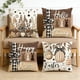 thumbnail image 1 of CaiYueKe 4 Pcs Easter Throw Pillow Covers Decorative Cushion Sofa Couch Home Decor Spring Holiday Accents Living Room Bedroom Farmhouse Decorations Soft Geometric Pattern, 1 of 6