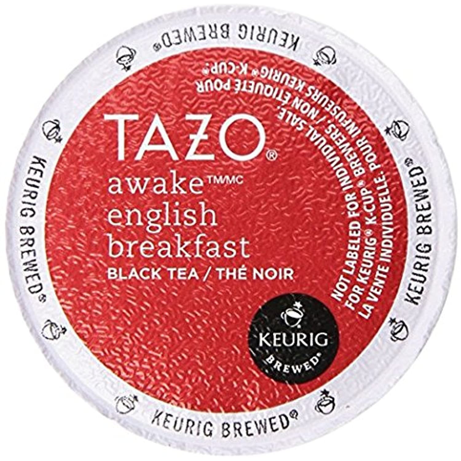 Tazo Awake English Breakfast Tea Keurig KCups, 32 Count