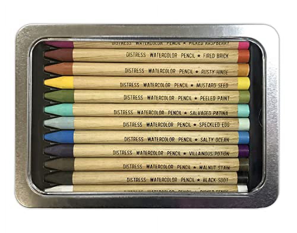 Tim Holtz Distress Watercolor Pencils Set 1, 2 and 3-36 Woodless Watercolor Pencils