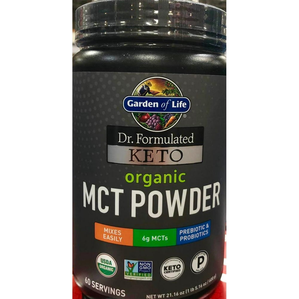 Garden of Life Dr. Formulated Keto Organic MCT Powder 60 Servings, 6g