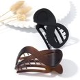 thumbnail image 2 of Hair Claw Clips Black Large Hair Clips Hair Accessories for Women and Girls (A), 2 of 5