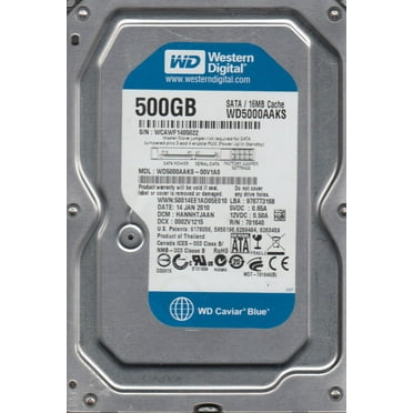 WD5000AAKS-00V1A0, DCM HANNHTJAAN, Western Digital 500GB SATA 3.5 Hard Drive
