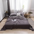 thumbnail image 2 of Four-Piece Set,Thickened Solid Color Thread Blanket Suitable for Use Under Nap Sofa and Air Conditioning foreign Trade Towel Blanket for Leisure Travel Comfortable and Practical Household Item, 2 of 3