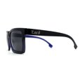 thumbnail image 4 of Locs Retro Horn Rim 2 Tone Mens Sunglasses Black Blue, 4 of 4