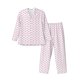 thumbnail image 1 of Balery Pink Paw Pijama para Hombre de Dos Piezas con Manga Larga, Conjunto de Dormir y Descanso Suave con Bolsillos-X-Large, 1 of 7