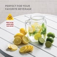 thumbnail image 3 of Bormioli Rocco Frigoverre Glass Jug - 67.75 Oz White Lid Beverage Pitcher, 3 of 7
