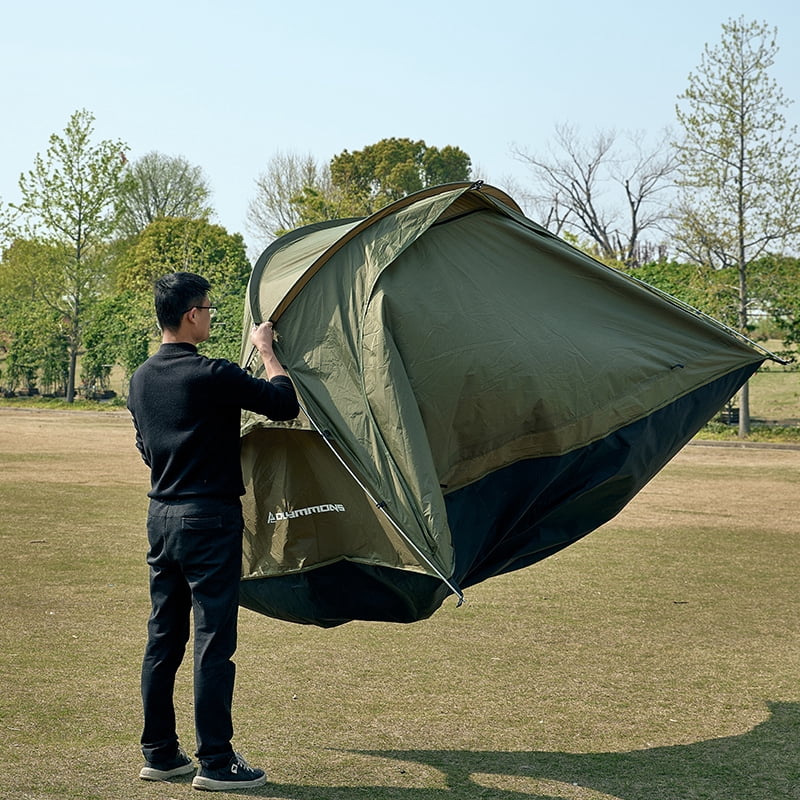 Camping Tent 1 to 2 Person, Backpacking Tent Waterproof & Windproof, Ultralight Instant Tent for Camping, Hiking, Outdoor,Lightweight for Adults Kids Scouts Easy Setup