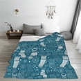 thumbnail image 6 of Throw Blanket for Couch Sofa and Bed, Cozy Winter Socks Pattern Super Soft Plush Throw Blanket, Fuzzy Cuteness Comfy Warm Washable Flannel Blanket & Throws for All Season 40"x30", 6 of 7
