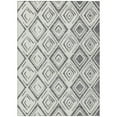 thumbnail image 2 of Addison Rugs Chantille Indoor/Outdoor Transitional Diamond Gray Washable Rectangle Rug, 8' x 10', 2 of 6