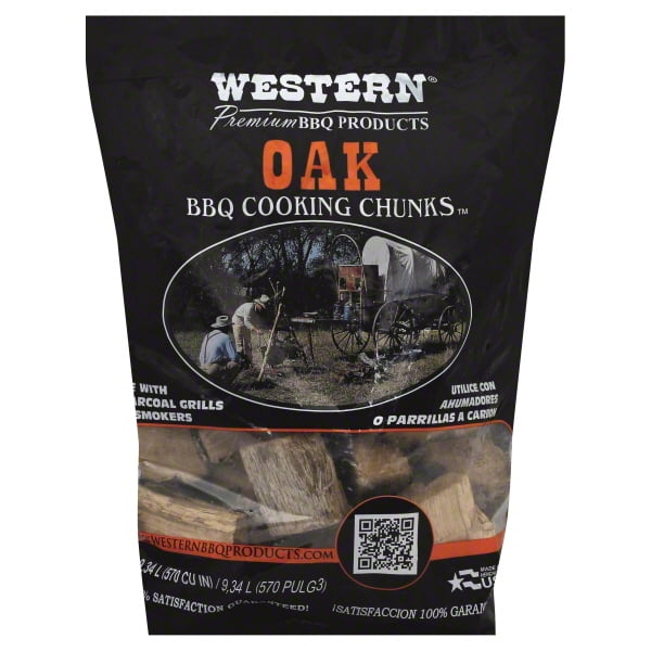 Western Premium BBQ Post Oak Smoking Chunks - Walmart.com - Walmart.com